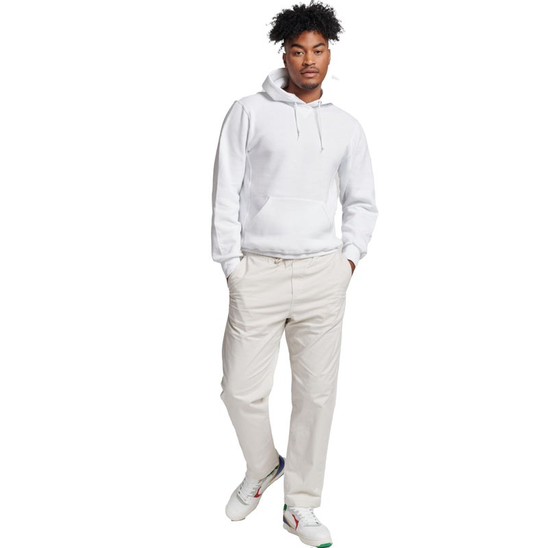 Russell Athletic Dri-Power Fleece Pullover Hood - White - Large - Image 2