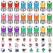 Yinder 24 Pcs Teacher Stamps for Classroom Self Inking School Classroom Stamps Gifts Bulk for Teachers Elementary Colorful Motivational Encouraging SuppliesLovely Animal - Image 2