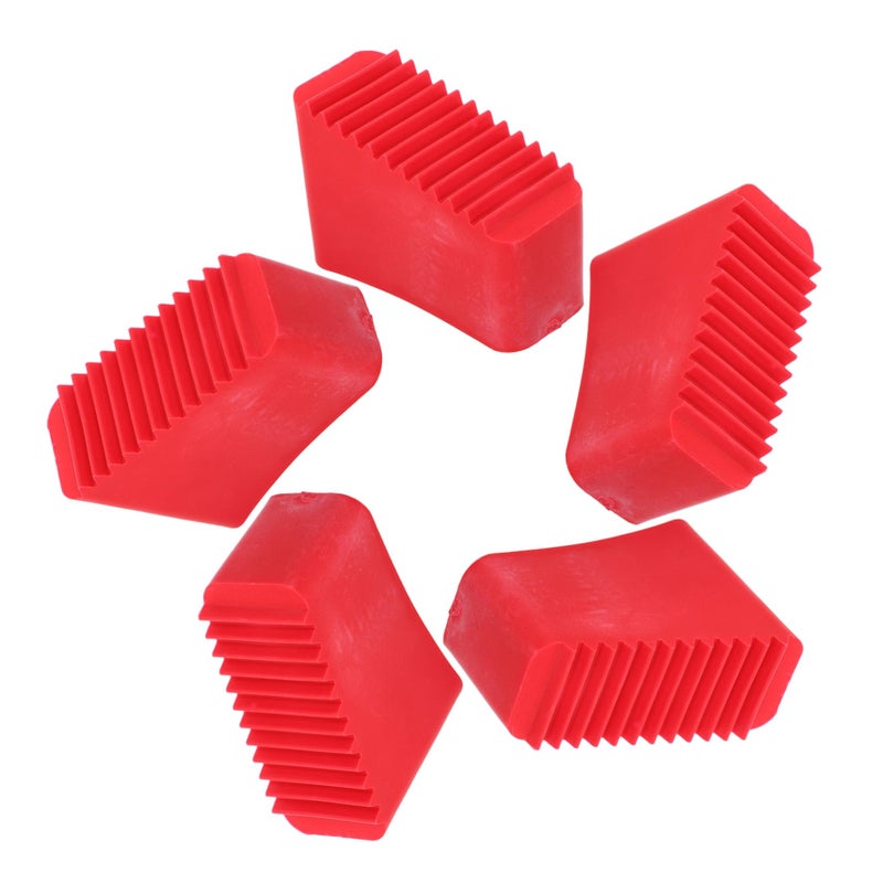 Non Slip Ladder Feet Pads 5 Pack Rubber Covers for Stability Safety Home Office Commercial - Image 2