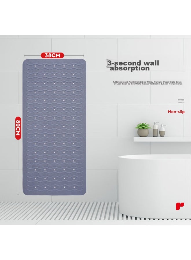 Ridder German Imported Bathroom Non-slip Mat, Anti-slip Shower Mat For Pregnant Women And Children, Cool Gray, 38*80cm - Image 4