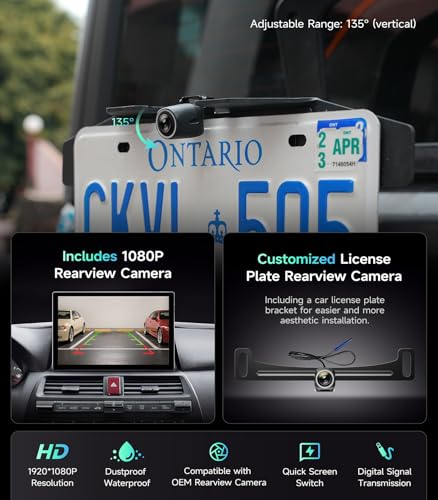 AINAVIGO 11.5" Car Radio for Honda Accord 2008-2013 - Wireless CarPlay & Android Auto | 5G WiFi Touchscreen Stereo | GPS Navigation | Bluetooth FM/AM | HD Backup Camera | Steering Wheel Control - Image 4