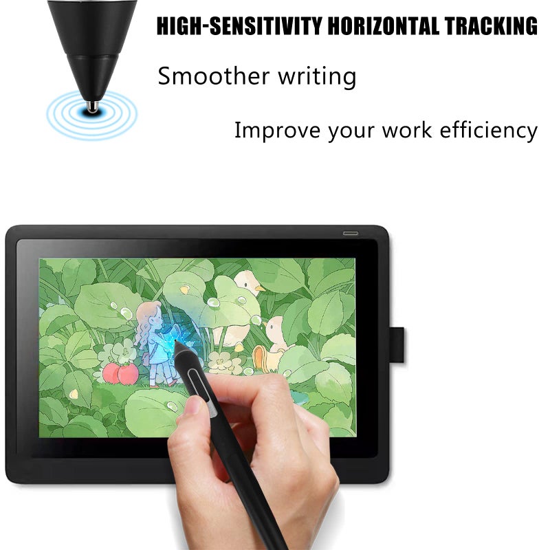 REEYEAR رؤوس أقلام رصاص رفيعة من سبائك التيتانيوم متوافقة مع Wacom Pro Pen 2، رؤوس ستانلس ستيل بديلة لا تتآكل تناسب WACOM Cinitq 16 DTK1660، Intuos Pro PTH660 Wacom Cintiq Pro DTH2420، 2 قطع - Image 2