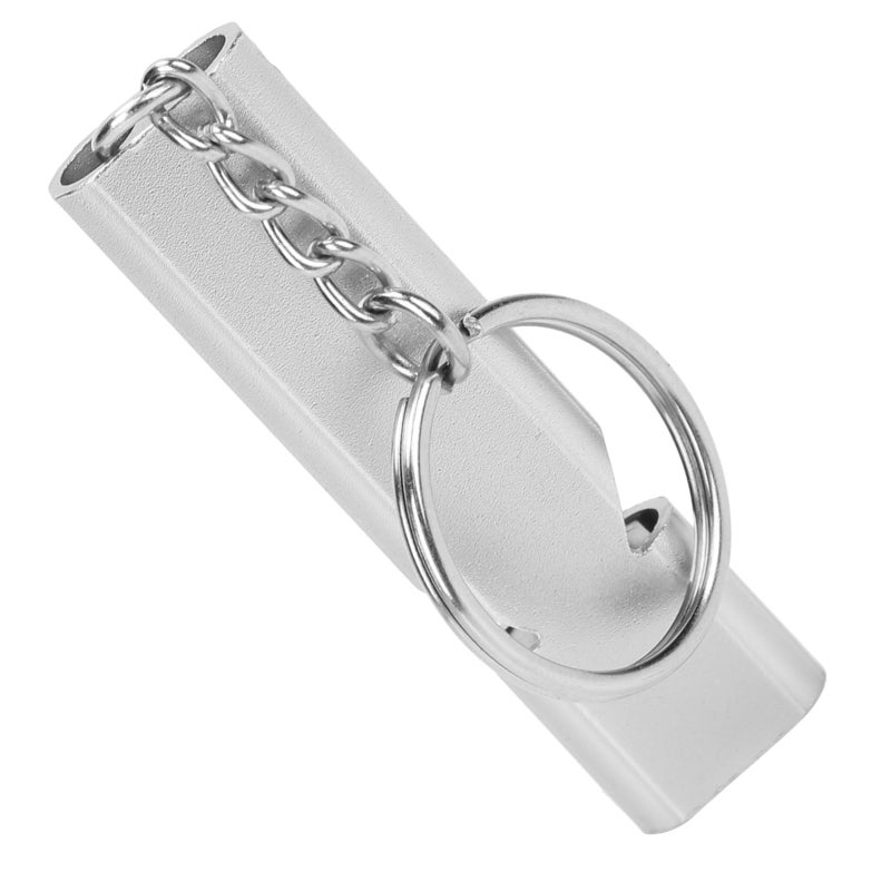 Outdoor Survival Whistle: 120 Db Dual-Tube Aluminum Alloy - Anodized Fade-Resistant Portable Keychain Whistle for Camping Hiking Outdoor Emergency & Professional Use - Image 3