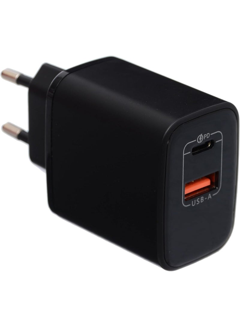 جي باور شاحن جي-باور GP-C14 بقوة 45 واط بمنفذي USB (USB-A وUSB-C) يدعم تقنية الشحن السريع كوالكوم 3.0، متوافق مع أجهزة ماك بوك برو، وآيباد، وجالاكسي، وبيكسل، وآيفون، وغيرها - أسود - Image 4