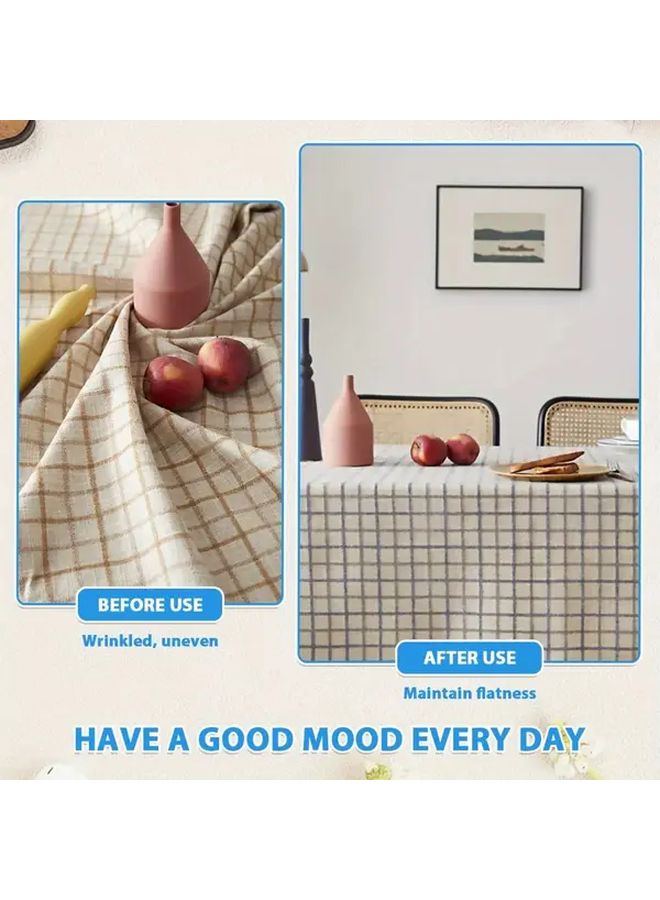 White Heavy Duty Tablecloth Clips 6pcs Adjustable Elastic Strap Non Slip Holders - Image 5