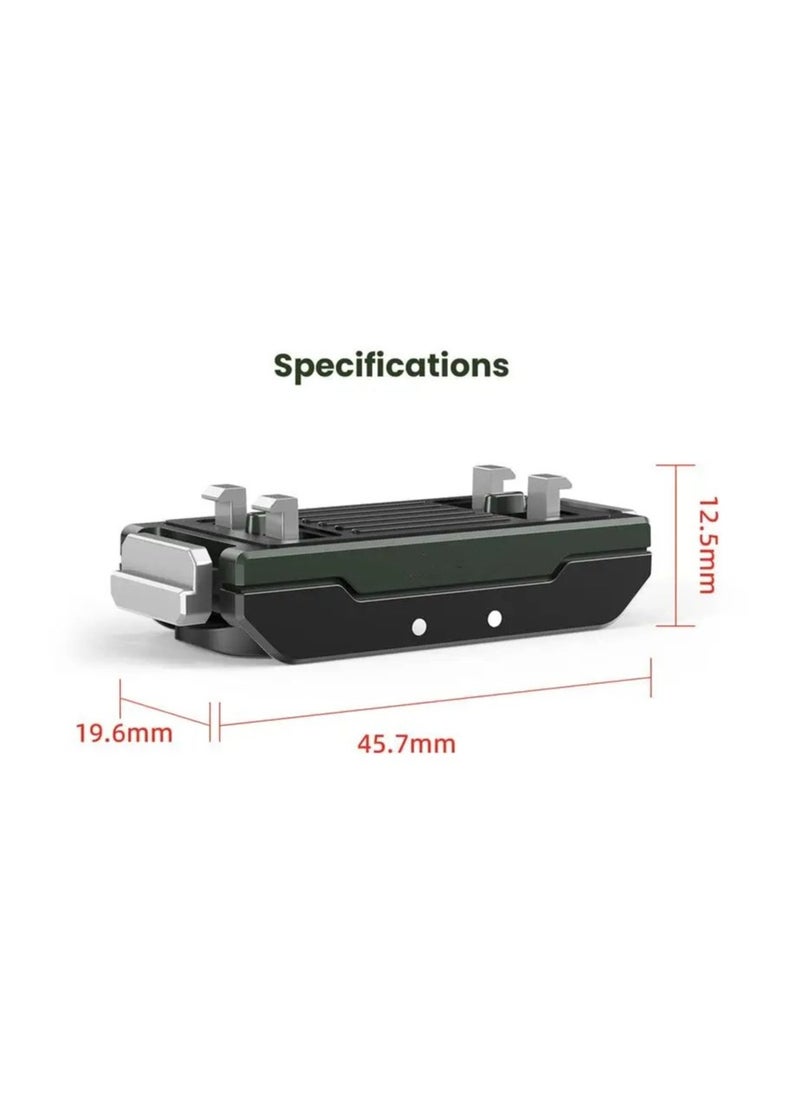 Generic - Bracket For Insta360 Ace/Ace Pro Magnetic Mount Extension Base Quick Release Action Camera Holder Insta360 Ace Accessories - Image 1
