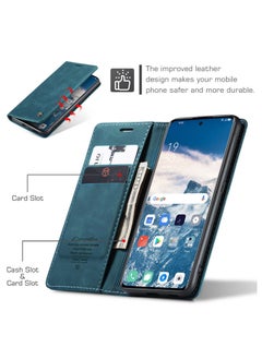 CaseMe Case Suitable for OPPO Reno 8T 5G PU Leather Case Hidden Bracket Magnetic Adsorption Flip Wallet Cover  - Image 2