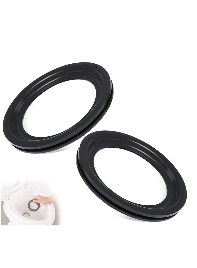 SYOSI RV Toilet Flush Ball Seal Replacement RV Accessories Flush Ball Gaskets for Dometic 300/310/320, Perfect Replacing Solve The Toilet Leakage Problem, Part Number 385311658 (2 Pack)  - Image 1
