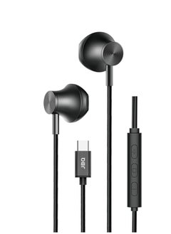 JBQ High Quality In ear Wired Headphones Compatible With Type C 