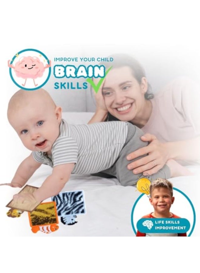 Interactive Sensory Wall Mat for Autistic Children - Educational Tactile Tiles for Special Education Classroom - Playroom Equipment with Animal Themes - Calming Sensory Toys - Image 2