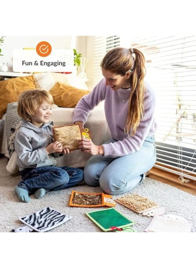 Interactive Sensory Wall Mat for Autistic Children - Educational Tactile Tiles for Special Education Classroom - Playroom Equipment with Animal Themes - Calming Sensory Toys - Image 3