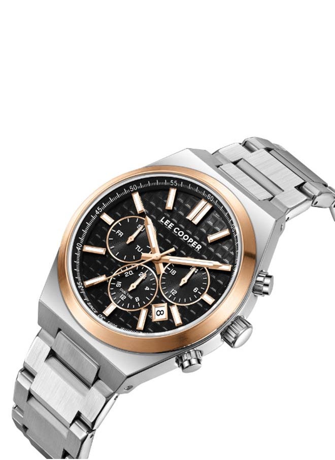 Lee Cooper Men Multi Function Black Dial Watch - LC08084.550  - Image 4