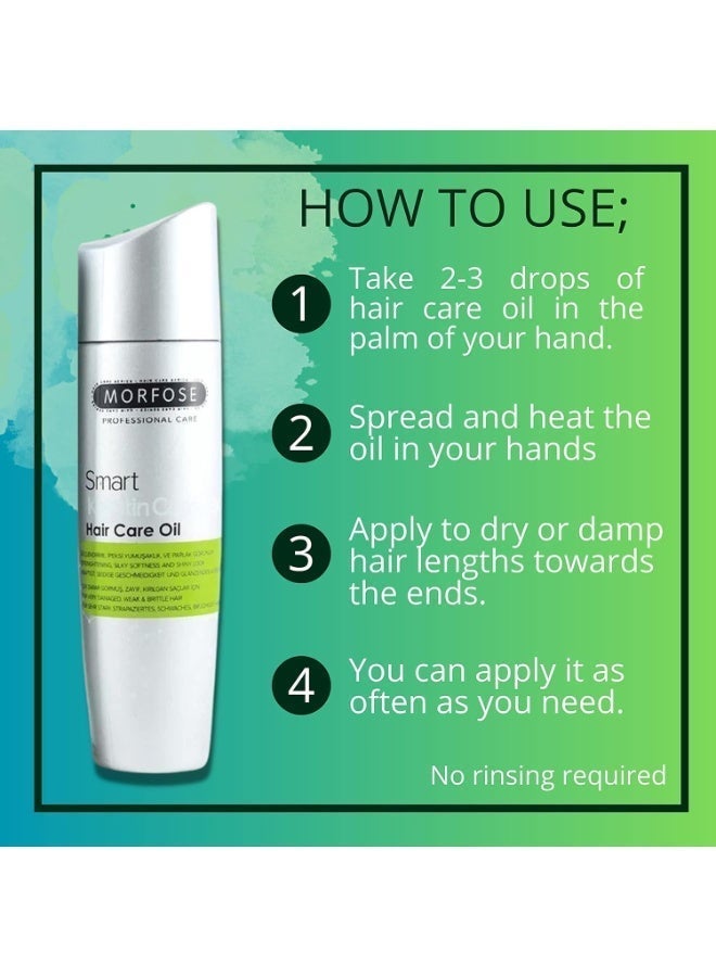 MORFOSE smart keratin complex hair treatment oil 100 ml - Image 5