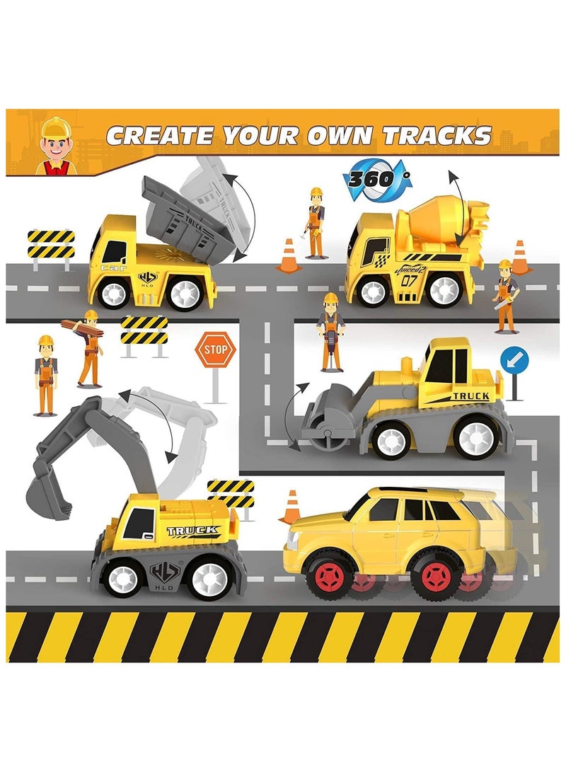 255PCS Construction Race Tracks for Kids Boys Toys, Track Series，Flexible Train Track Toy Set for 3 4 5 6 Year Old Boys Girls Kids，Urban Landscape Road Racing Game   Birthday   Gift - Image 4