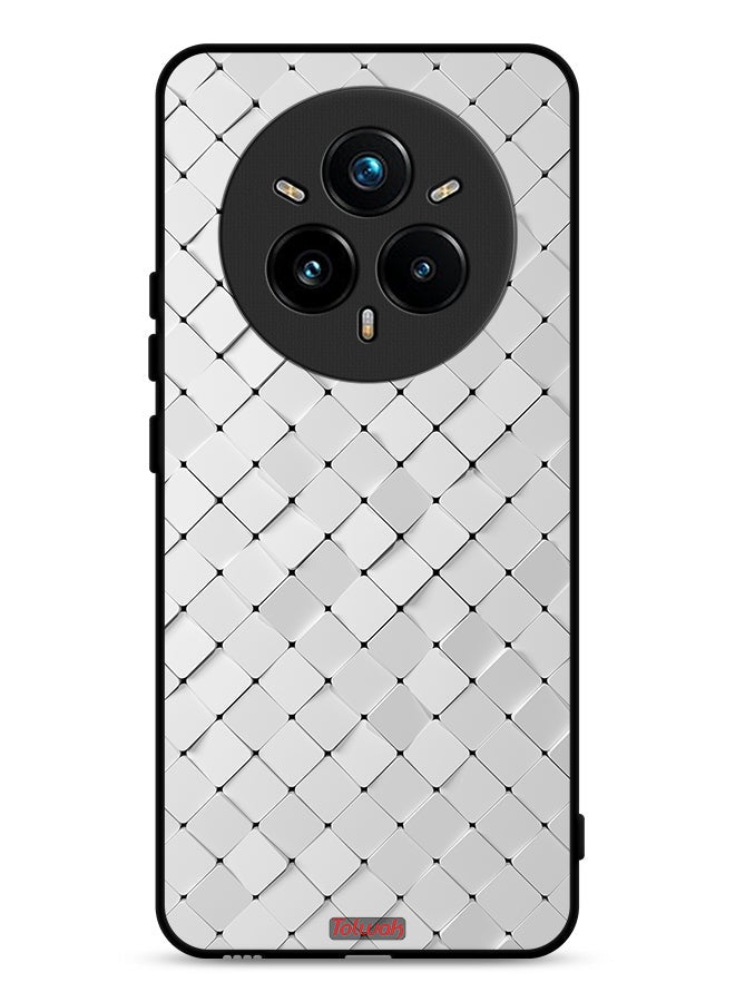 Tolwak Realme 14 Pro Plus 5G Protective Case Cover Tiles Texture