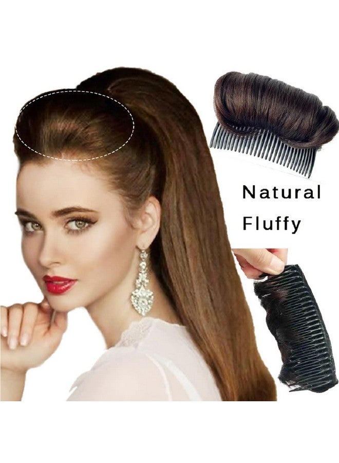 Artifice Hair Puff Bun Maker For Party Hair Style Hair Extension (Black Brown) - Image 2