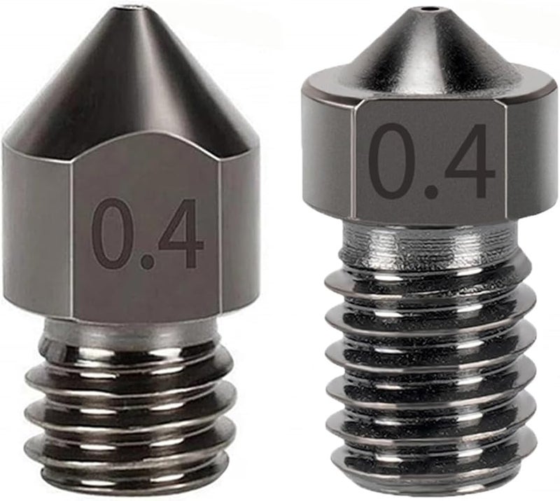5PCS MK8 Hardened Steel Nozzle 0 5mm For CR10 V6 M6 Thread Extruder Hotend - Image 2