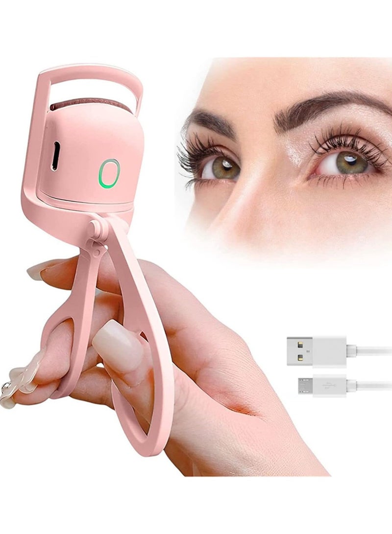 DubaiGallery Heated Eyelash Curler,Electric Eyelash Curlers,Eyelash curlers,USB Rechargeable Two-Speed Temperature Control Eyelash Curler with Sensing Heating Silicone Pad,Quick Natural Long Lasting - Image 4