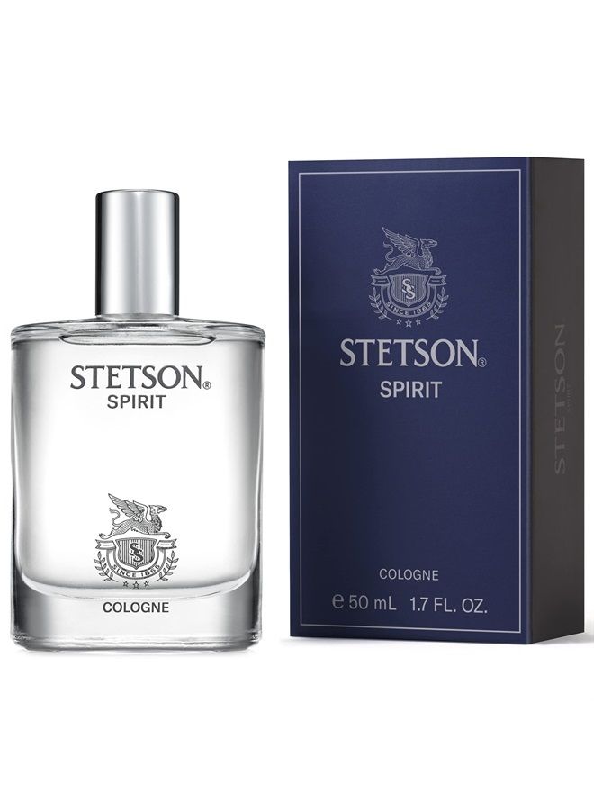 Stetson Spirit by Scent Beauty - Cologne Spray for Men - Woody, Earthy, and Casual Aroma with Fragrance Notes of Mandarin Leaf, Clary Sage, and Warm Amber- 1.7 Fl Oz - Image 1