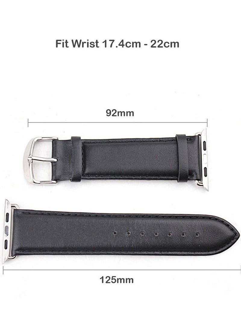 ELTRAZONE Stainless Steel Strap for iWatch 49mm 46mm 45mm 44mm 42mm – Black Metal Replacement Band for Apple Watch Ultra 3 | Ultra 2 | Ultra | Series 10 9 8 7 SE 6 5 4 3 2 1 – Durable, Adjustable, and Sleek Design - Image 2