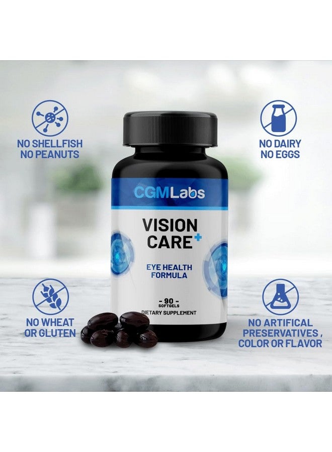CGMLABS Vison Care Plus - Complete Dietary Supplement for Your Vision- Lutein 20mg, Zeaxanthin, Vitamin A, Bilberry Extract - 90 Softgels by CGM Labs - Image 5