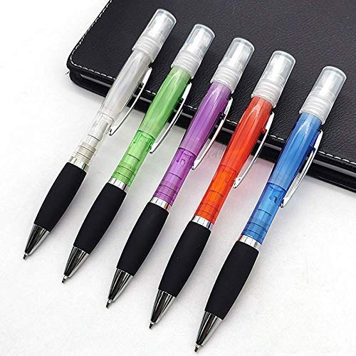 Niralasa Niralasa Pack of 4 Sanitizer Spray Refillable Bottle Pen with Three Functions Sanitize Write and Press Elevator for Home Office Car Hypermarket Hotel - Image 3