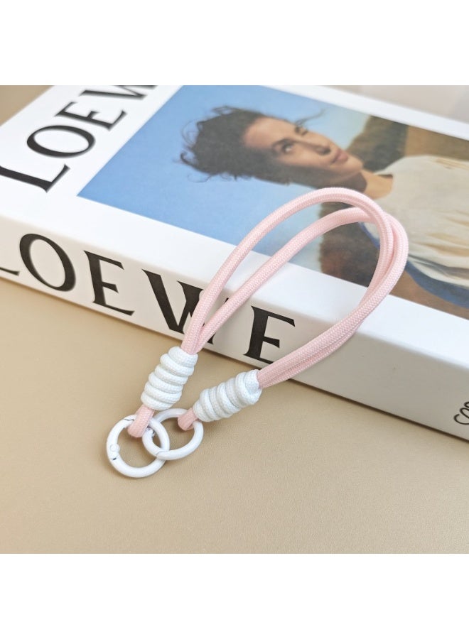 NIBEMINENT Beaded Phone Lanyard, Anti Lost Removable Wrist Strap, Wristband Scented Breeze Bracelet Pendant, Phone Keychain Lanyard - Image 1