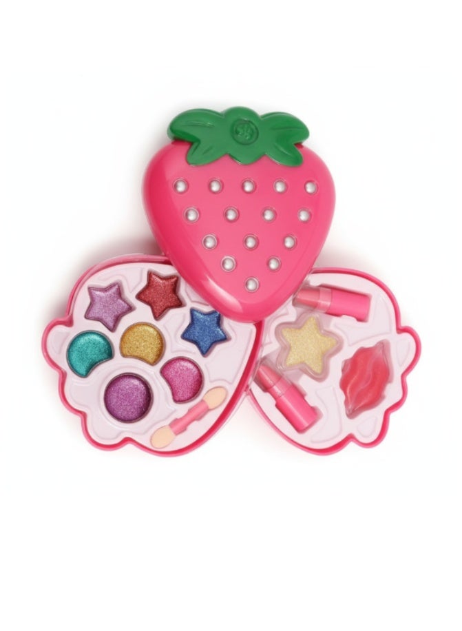 Premium Strawberry Makeup Set for Kids – Cute Non-Toxic Pretend Play Toy for Girls - Image 1
