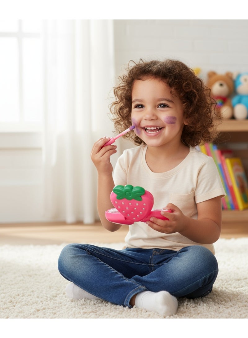 Premium Strawberry Makeup Set for Kids – Cute Non-Toxic Pretend Play Toy for Girls - Image 2
