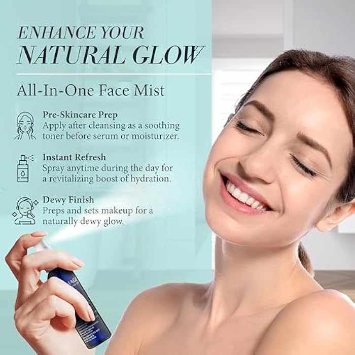 Repechage Algo Mist Hydrating Seaweed Facial Spray for All Skin Types - Hydrating Face Mist Travel Size, Aloe and Vitamin C Infused Keeps Skin Glowing, Hydrated, Refreshed and Nourished, 2 fl oz. - Image 5