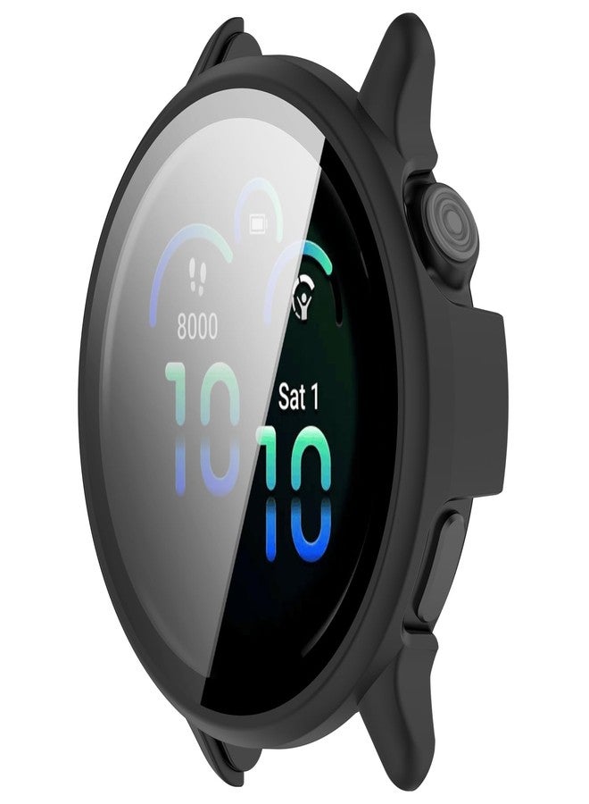 FanTEK Compatible for Garmin Vivoactive 6 Watch Case for Women Men, Scratch Resistant Shock Absorbing Case, Black - Image 4