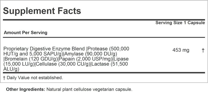 ANDREW LESSMAN Digest Assure 360 Capsules  Comprehensive Blend of Powerful Natural Enzymes to Support and Enhance Digestive Health VegetarianSourced Enzymes Small Easy to Swallow Capsules - Image 2