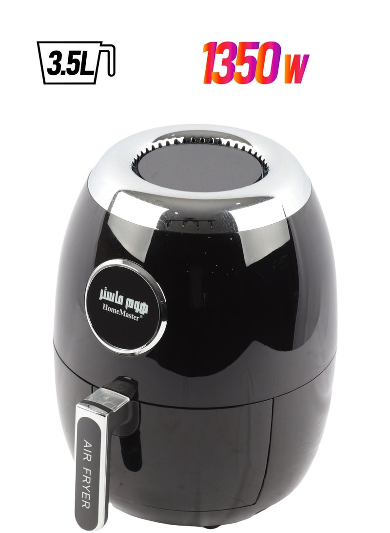 هوم ماستر مقلاة هوائية -3.5لتر- 1350واط-مع شاشة عرض LED-مؤقت 0-30 دقيقة - Image 1