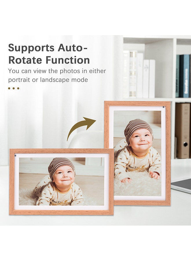 Generic - 15.6 Inch Large WiFi Digital Photo Frame Cloud Digital Picture Frame Wall Mountable 1920*1080 IPS Screen Touch Control 16GB Storage Capacity Auto Rotation APP Photos Sharing with Backside Stand - Image 1