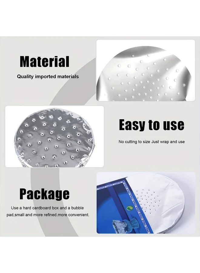 Pre Punched Hookah Foil Sheets 50 Sheets Tear Resistant Optimized Hole Pattern Long Lasting Burn - Image 2
