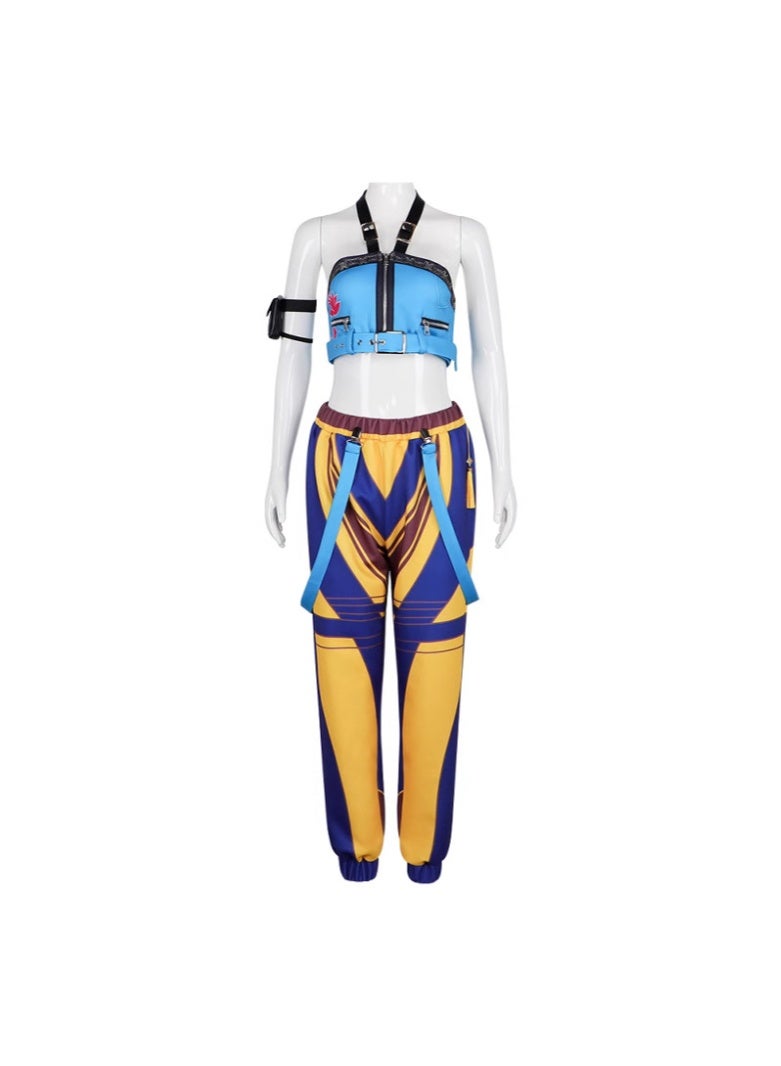 Huntrix Kpop Costume for Girls, Kids Cosplay Jumpsuit Set K-Pop Dance Performance Outfit