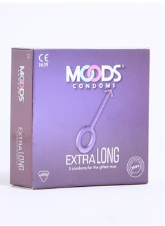 Moods Extra Long Condoms 3's  - Image 2
