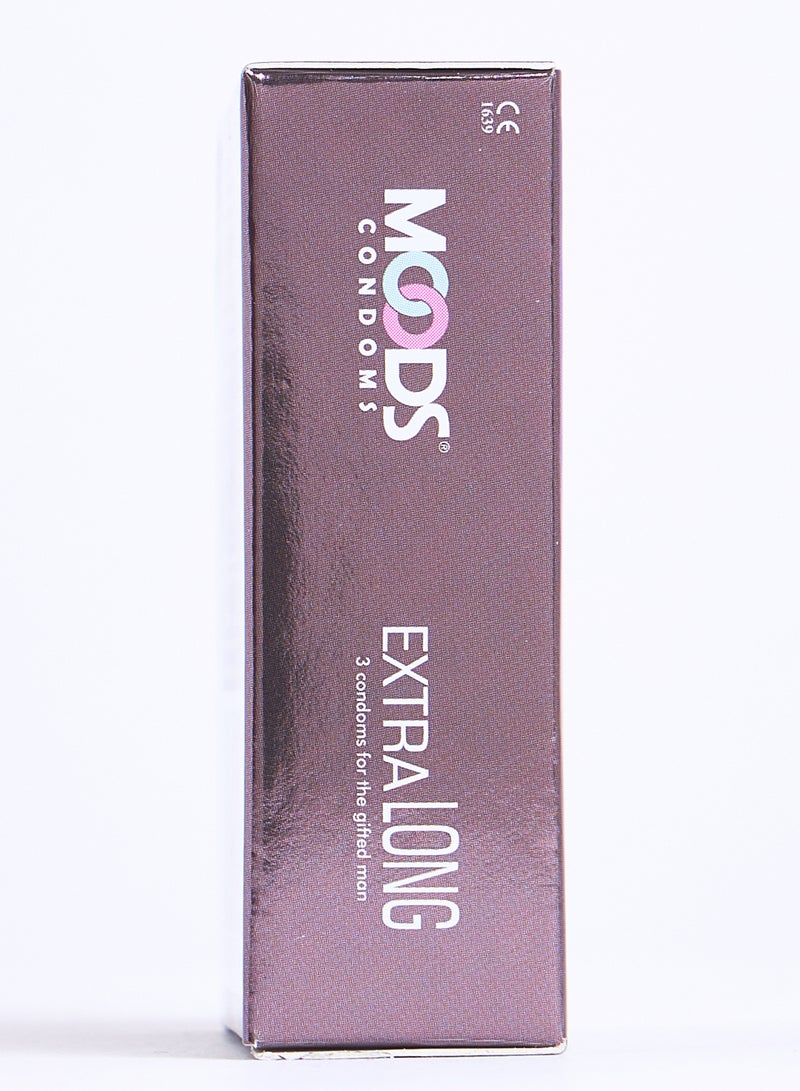 Moods Extra Long Condoms 3's  - Image 3