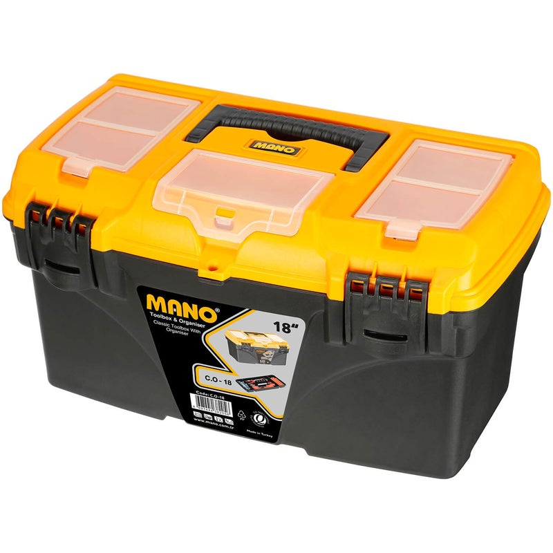 MANO Classic Toolboxes With Organizer 18 432Mm 250Mm 238Mm C O 18 Turkey - Image 1