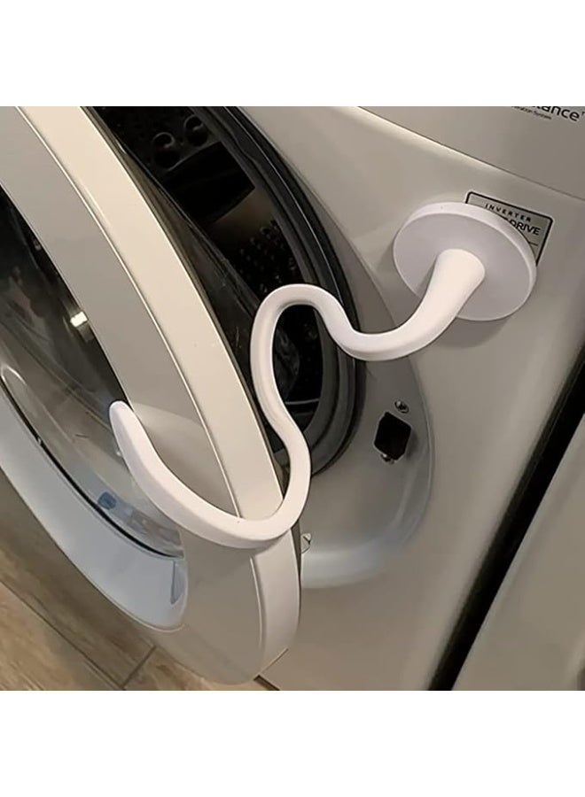 Front Load Washer Door Prop and Stopper - Magnetic Washing Machine Door Holder with 2.6-Inch Magnet Base, Removable Washer Door Stopper Keep Washer Door Open to Prevent Odors - Image 1