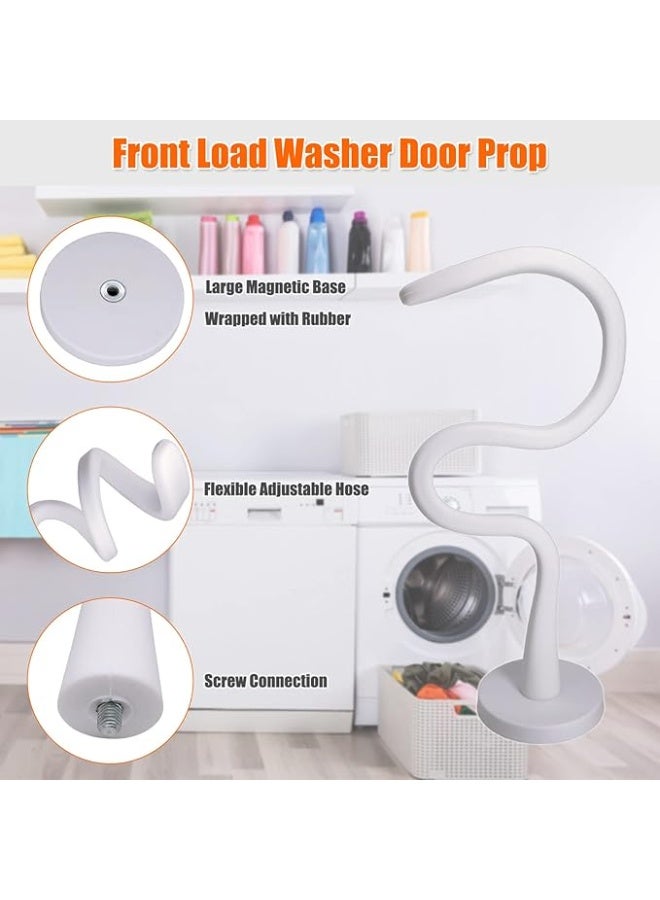 Front Load Washer Door Prop and Stopper - Magnetic Washing Machine Door Holder with 2.6-Inch Magnet Base, Removable Washer Door Stopper Keep Washer Door Open to Prevent Odors - Image 2