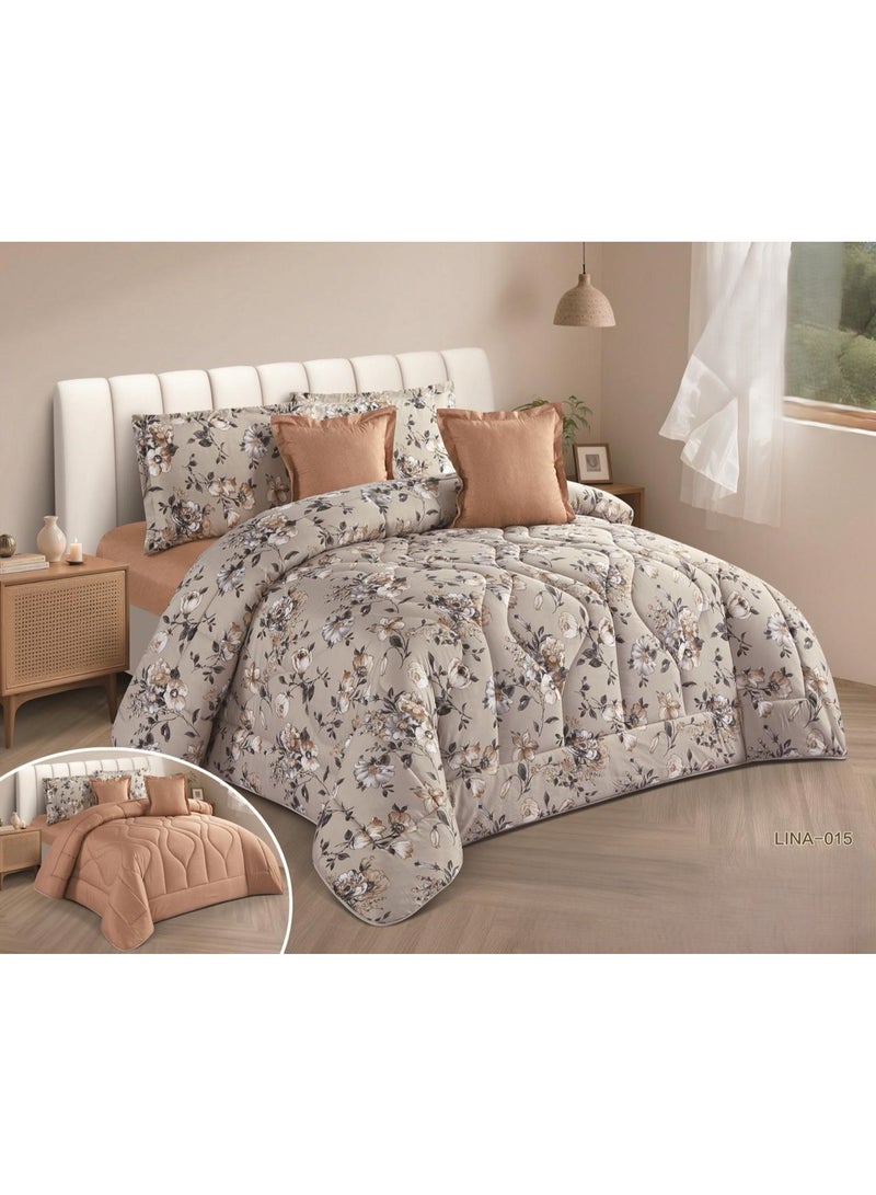 Summer patterned bedspread for single and single and a half people,