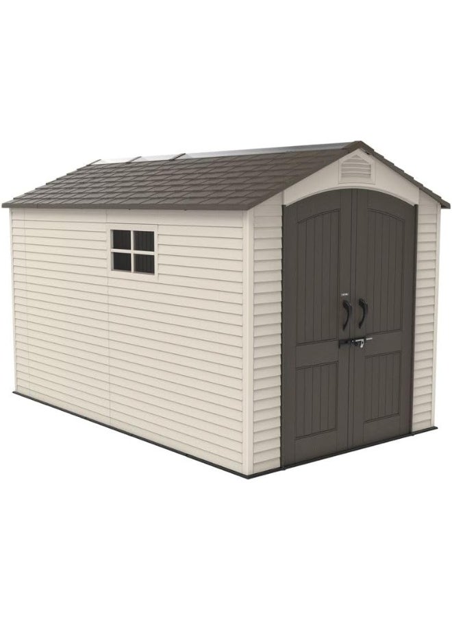 Lifetime - Lifetime 60075 Outdoor Storage Shed, Desert Sand - Image 1