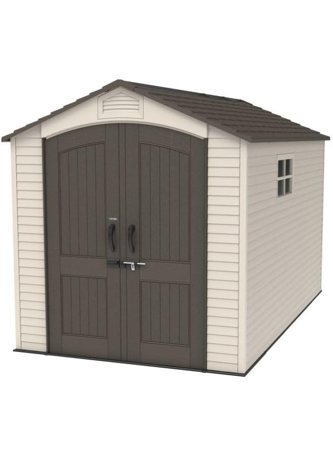 Lifetime - Lifetime 60075 Outdoor Storage Shed, Desert Sand - Image 1