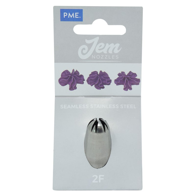 Jem Enterprises Drop Flower Piping Nozzle Decorating Tip 2F