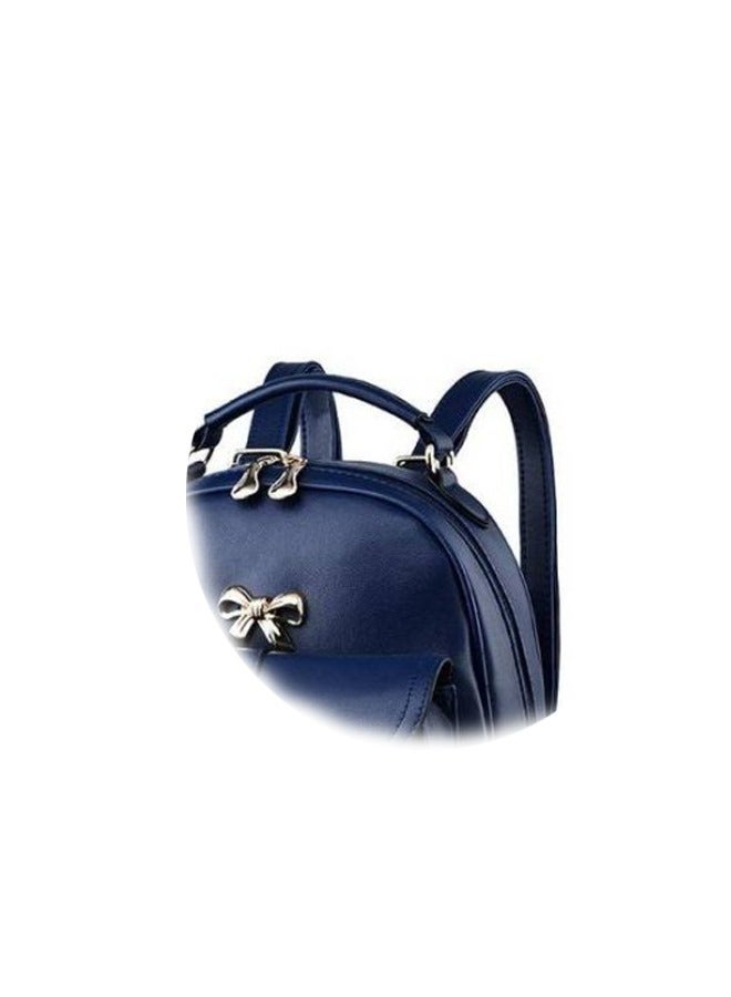 Women's Leather Backpack with Cowhide Pattern Novelty Design Fashion Short Distance Travel Bag - Image 4