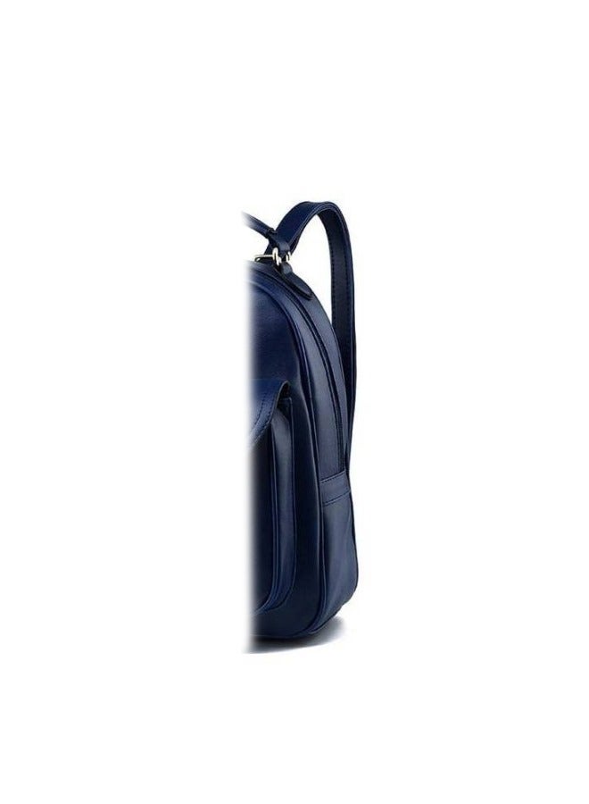 Women's Leather Backpack with Cowhide Pattern Novelty Design Fashion Short Distance Travel Bag - Image 3