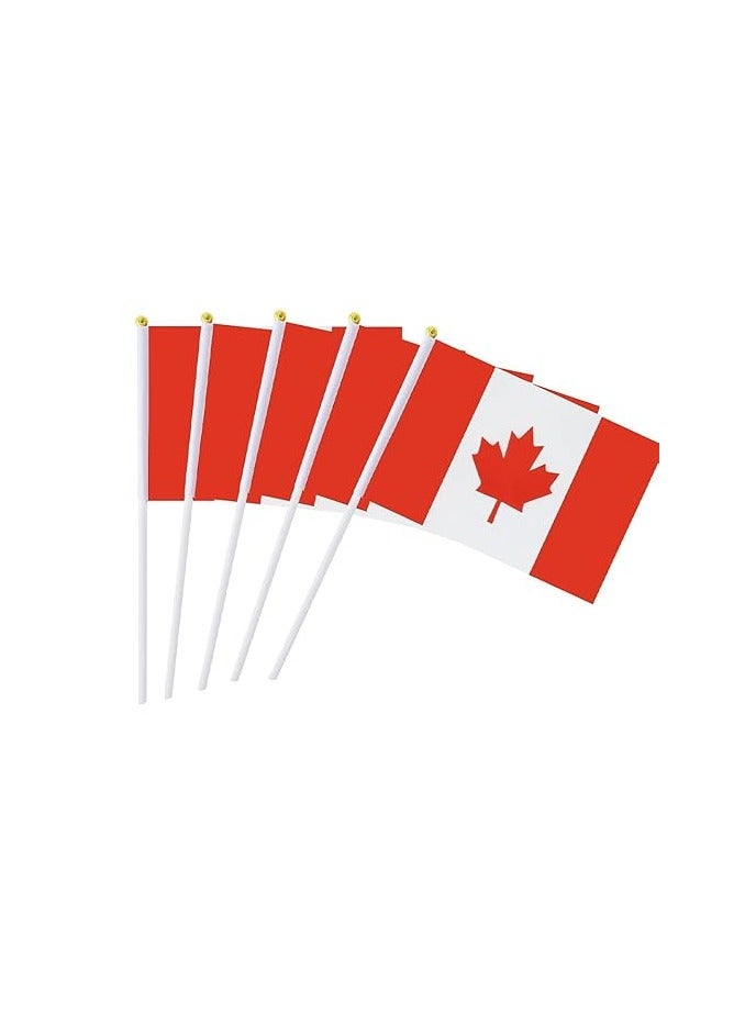 PRINTSHOP4ME Set of 10 Hand-Held Mini Country Flags - Perfect for Parades - Festivals and Party Decorations - Party Favors and Event Supplies - Image 1