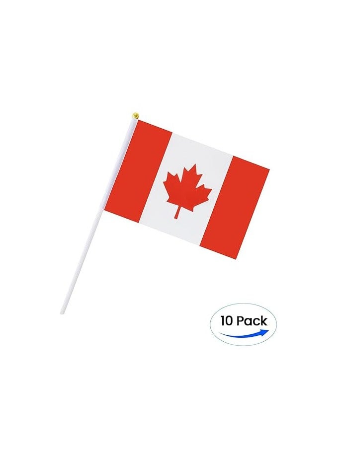 PRINTSHOP4ME Set of 10 Hand-Held Mini Country Flags - Perfect for Parades - Festivals and Party Decorations - Party Favors and Event Supplies - Image 4