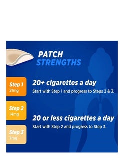 NICOTINELL Nicotinell Nicotine Patch, Quit Smoking Aid Step 1, 24 Hour Patch, 21 mg, Pack of 7  - Image 5
